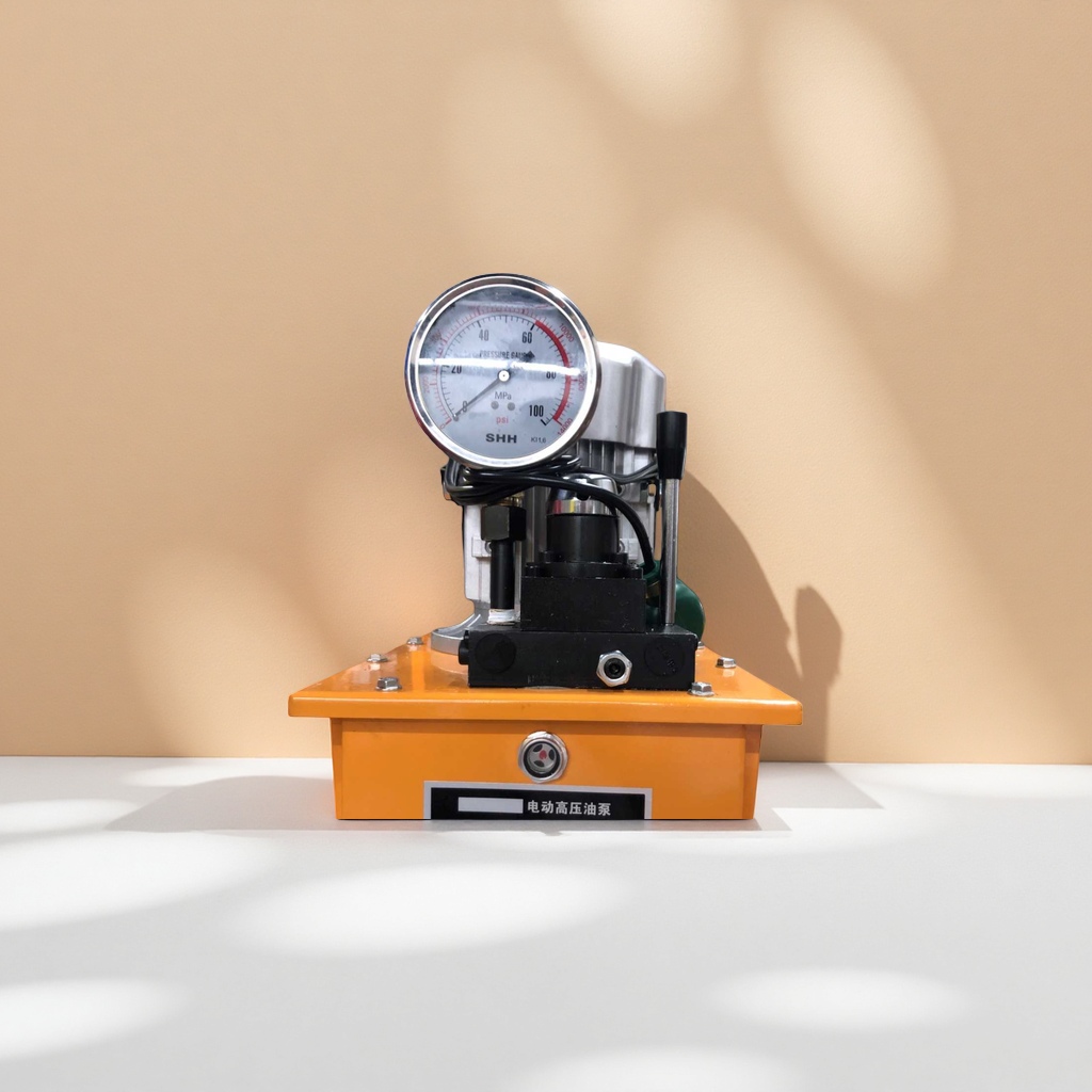 Orange electric high-pressure oil pump, DC 24V high-flow maintenance-free vehicle-mounted air pump