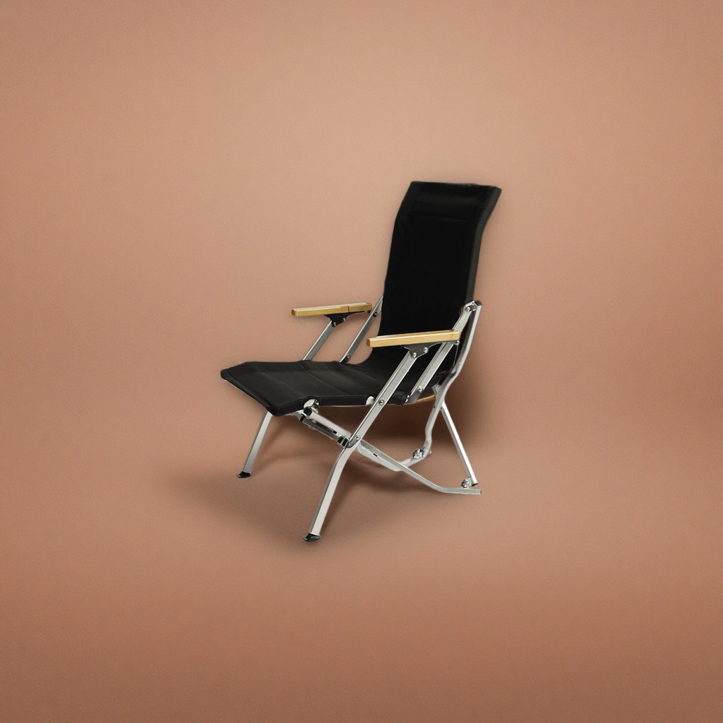 The black folding chair is portable for outdoor use. The small household stool is light, easy to store, load-bearing and durable Specification image