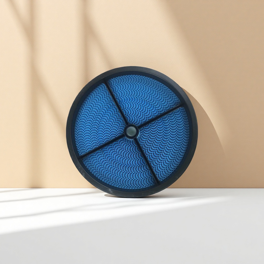 The blue honeycomb-shaped circular filter screen replaceable set is compatible with various water purification devices details Picture