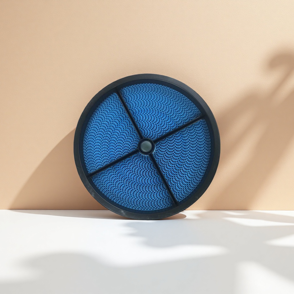 The blue honeycomb-shaped circular filter screen replaceable set is compatible with various water purification devices Application Scenario