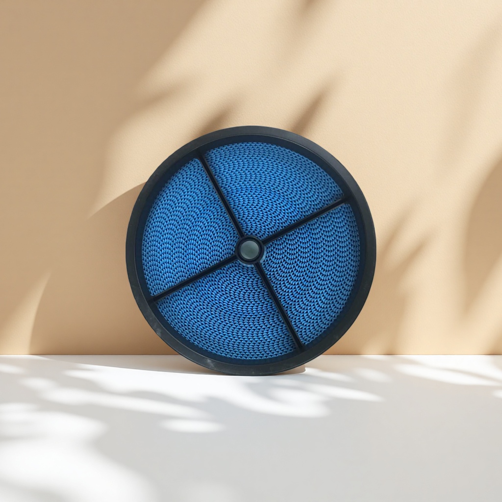 The blue honeycomb-shaped circular filter screen replaceable set is compatible with various water purification devices Specification image