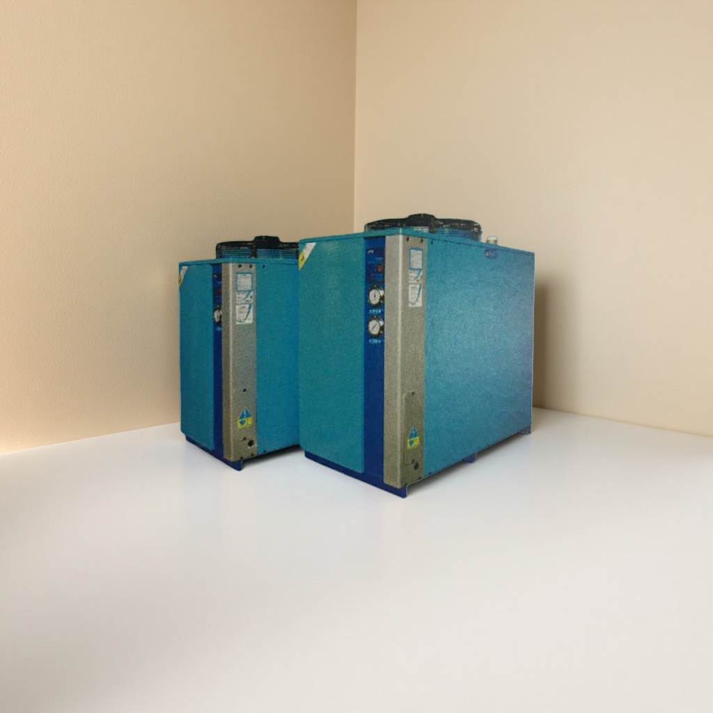 Blue industrial refrigeration equipment, low-temperature cooling unit, industrial-grade refrigeration machine Application Scenario