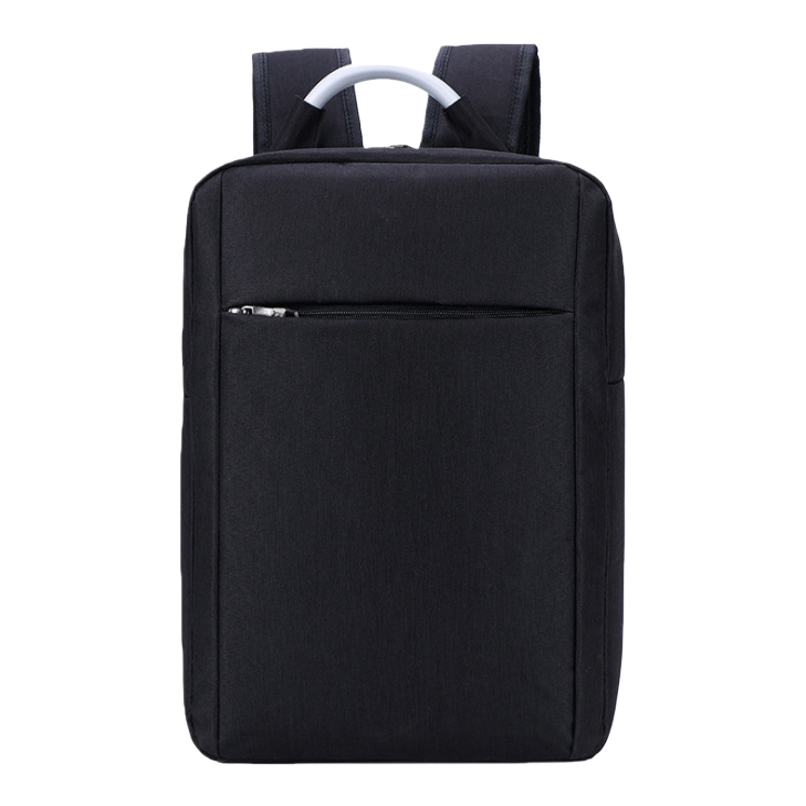 This black, simple business and casual backpack is lightweight, wear-resistant and has a large capacity for commuting and student use Item Picture