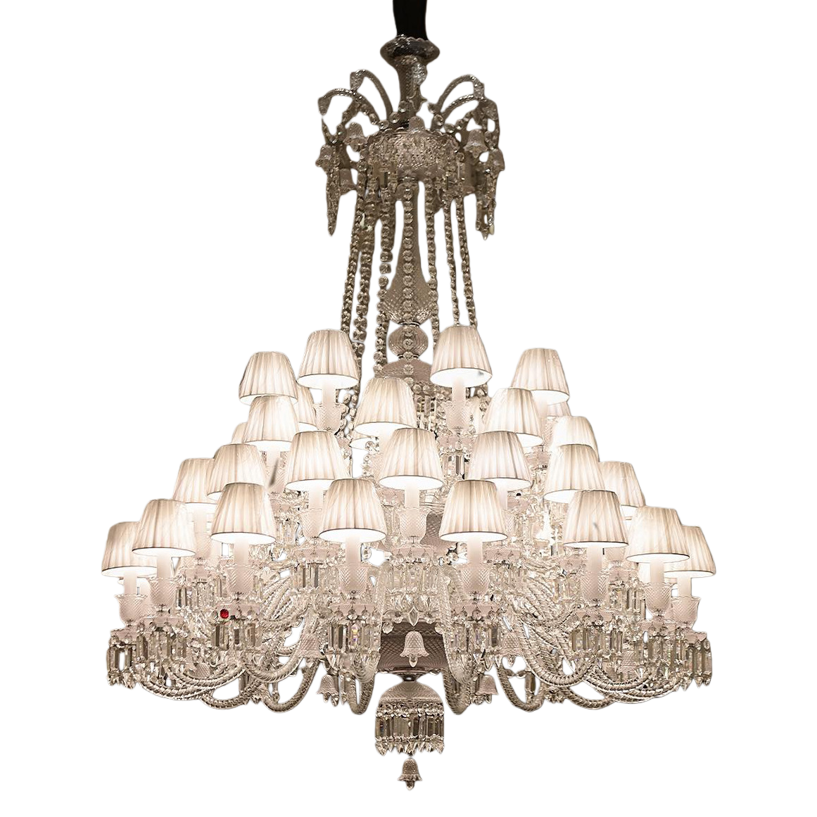 Modern and simple crystal chandelier, Nordic-style LED ceiling lamp for living room and bedroom Item Picture