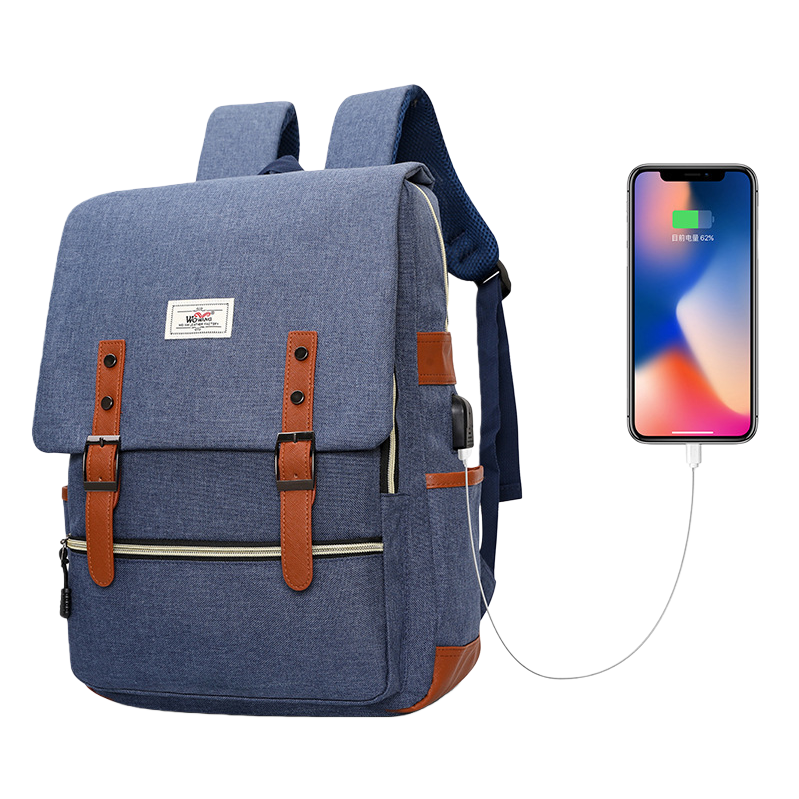 وحقائب مدرسية تحتوي على أكتف أزرق وحقائب سفر خفيفة وحقائب سفر ذهابا وإيابا Item Picture