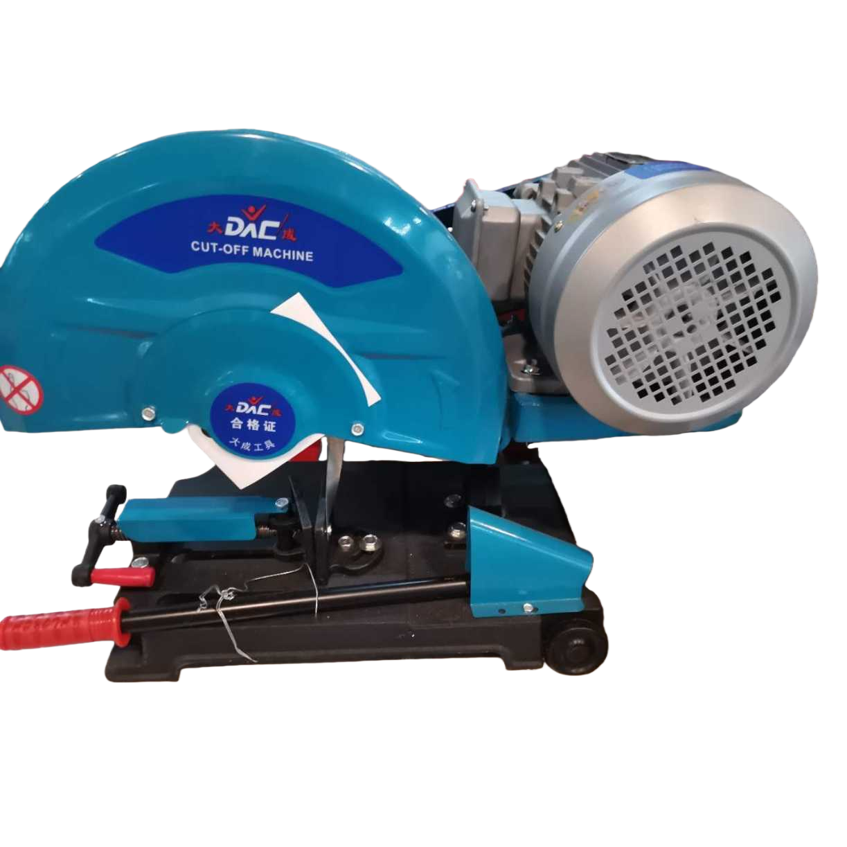 Blue cutting machine, a handheld metal and stone cutting tool, is a professional grade for home use Item Picture