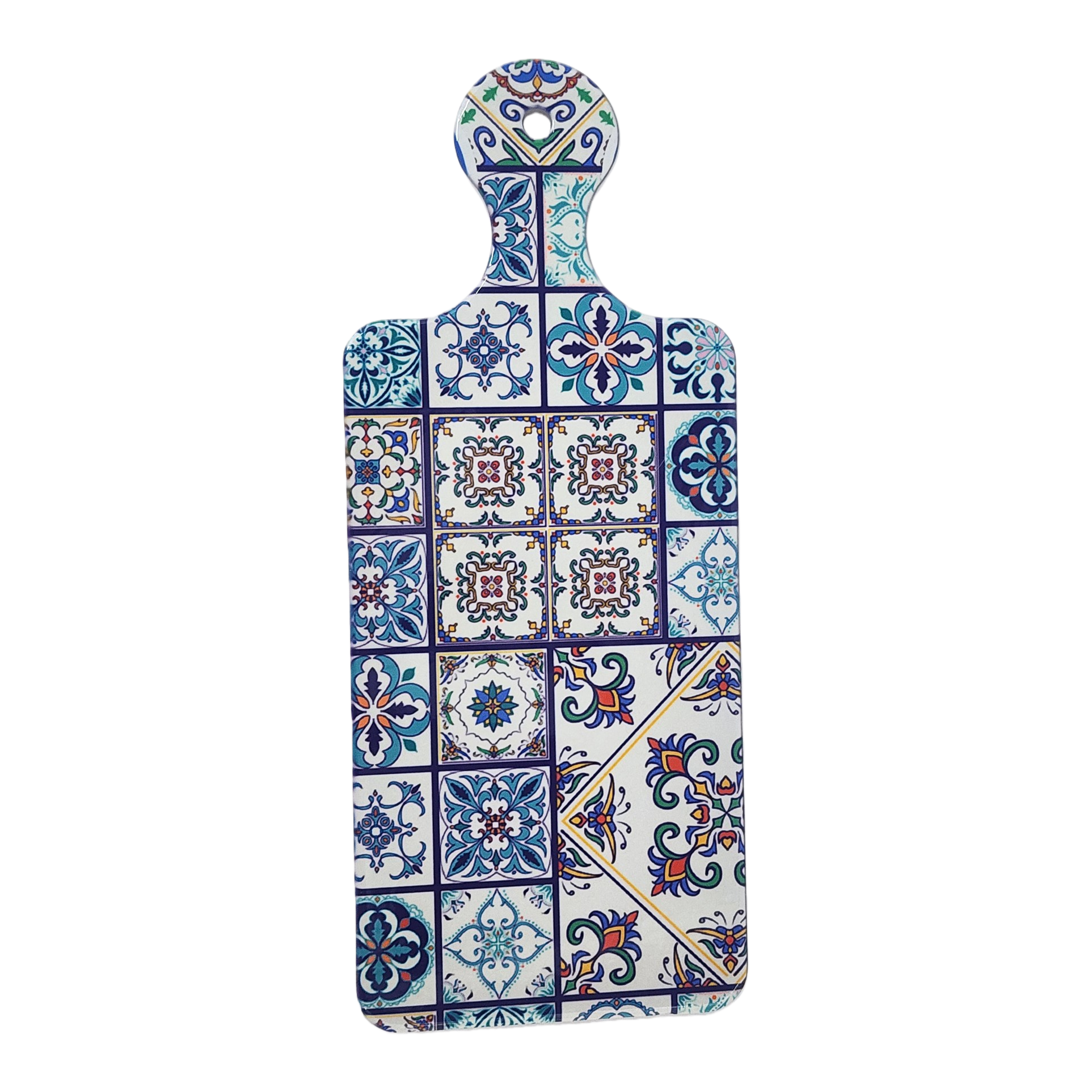 Colored tile patterned kitchen cutting board, thickened anti-slip food-grade cutting board Item Picture