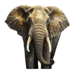 Grey elephant plush toy, cute throw pillow, home decoration item Item Picture