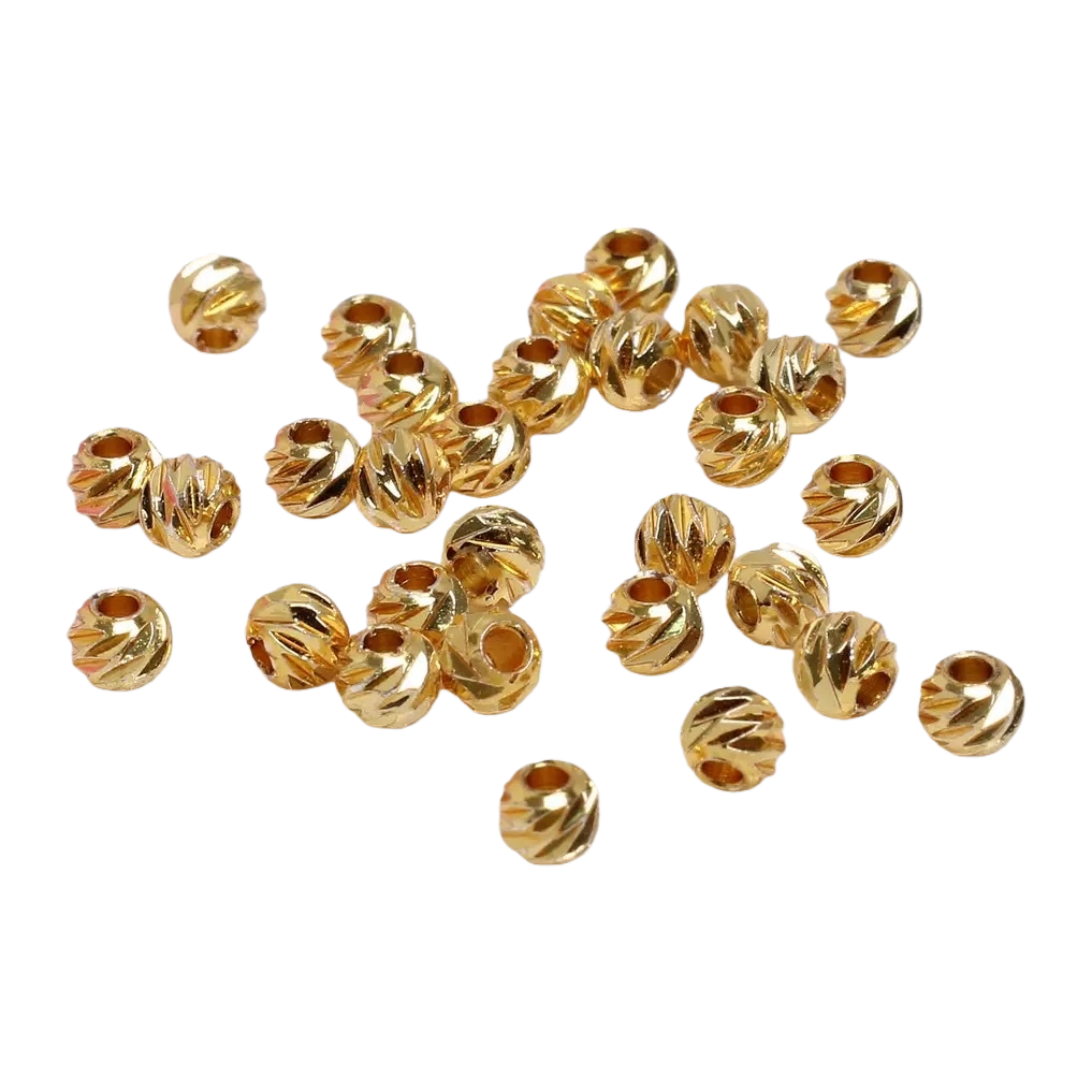 Universal gold spiral bead hand-woven jewelry accessory Item Picture