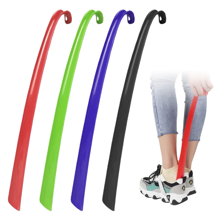 Colored shoe puller, stainless steel anti-slip extended, portable household heel shoe pulling tool Item Picture