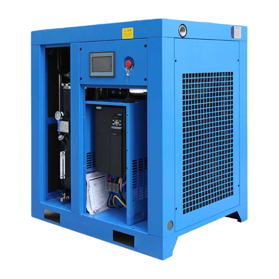 The blue industrial air compressor is silent, energy-saving, stable, durable, and has a large flow rate of single-phase 220V Item Picture
