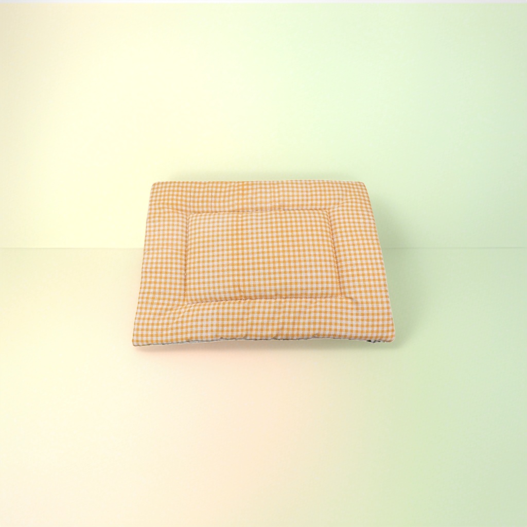 黄白格子防滑垫子 家用浴室厨房地垫 40x60cm