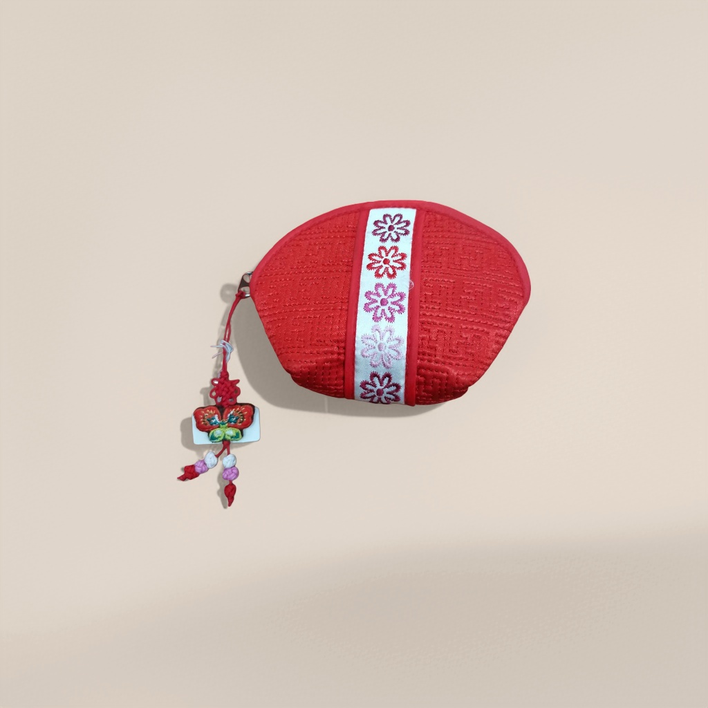 红色刺绣小包女手拿包斜挎包百搭时尚轻便日常通勤