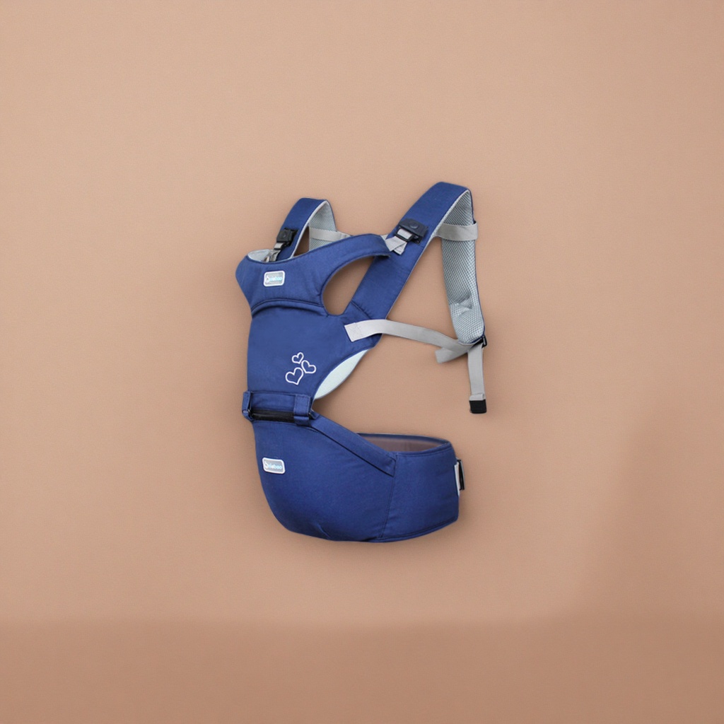 The Navy blue cotton and linen baby carrier is lightweight and breathable, suitable for babies aged 0-3 to travel Application Scenario