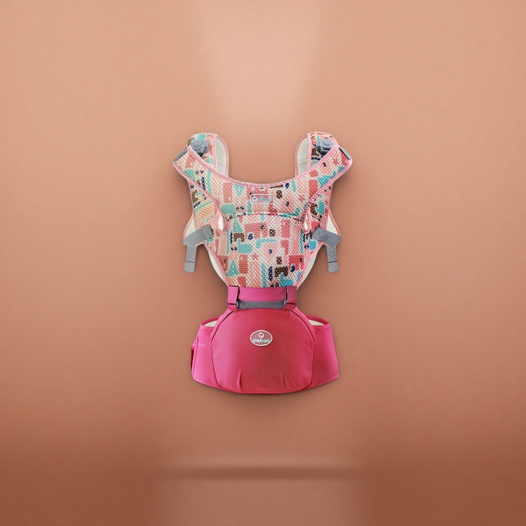 The rose red breathable baby carrier provides comfortable support for newborns until the age of 3 and is adjustable Application Scenario