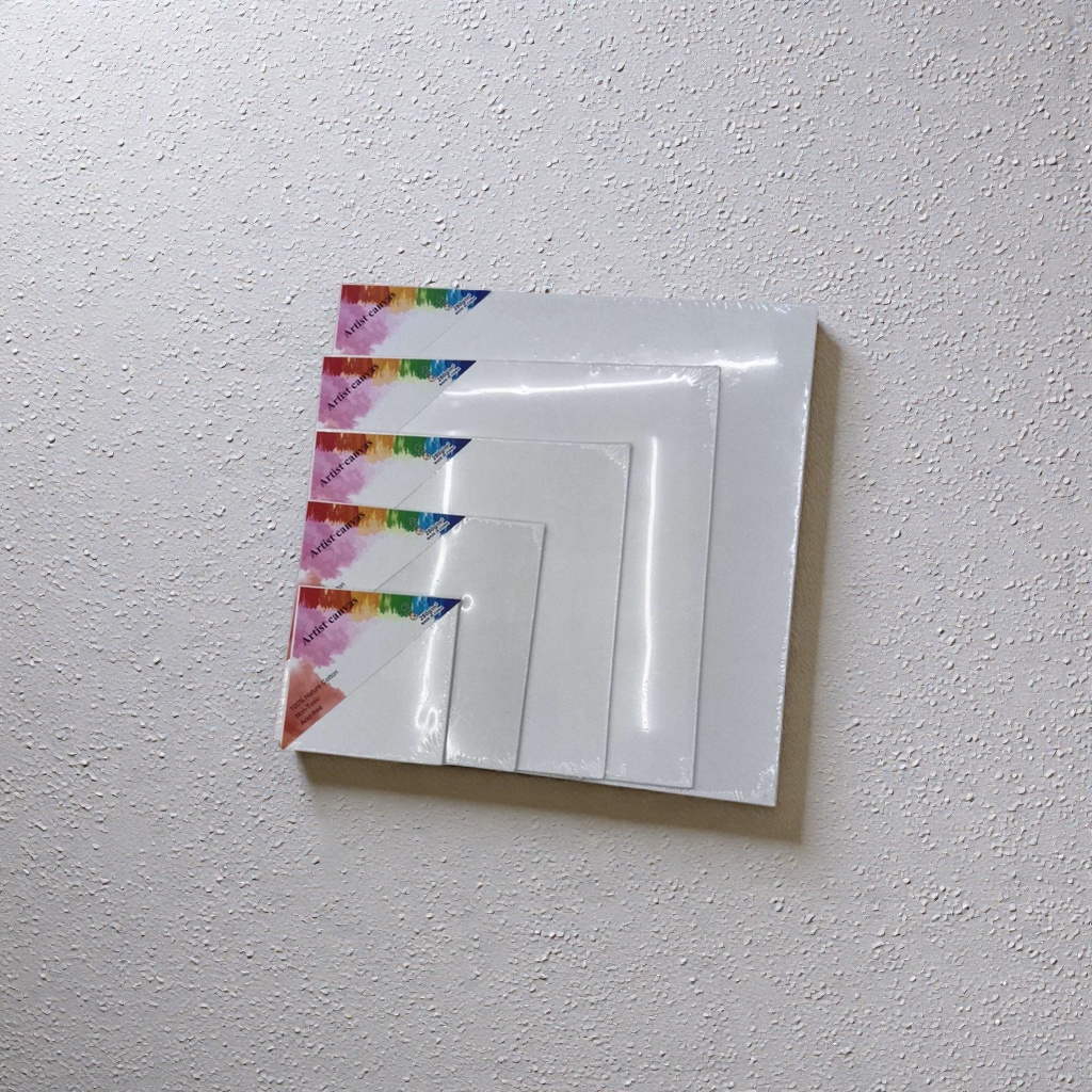 白色画布堆叠装饰画简约现代客厅卧室墙面挂画
