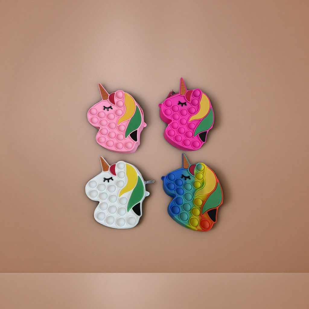 Colorful unicorn-shaped bubble toy bag children's educational bubble water set Application Scenario