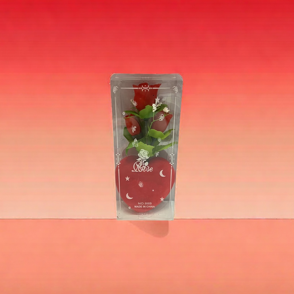 红色玫瑰花束+产品图