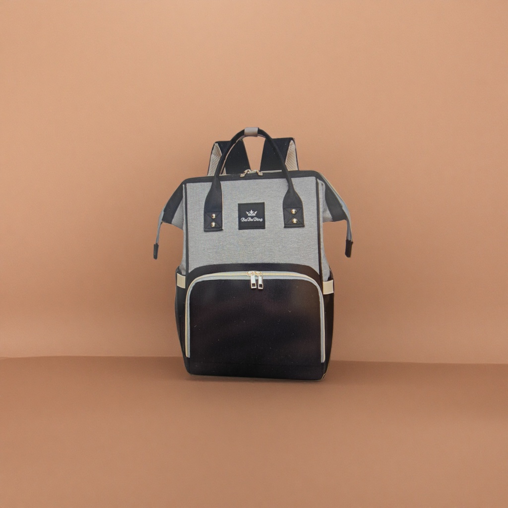 A stylish, simple and large-capacity student commuting and casual backpack with black borders Application Scenario