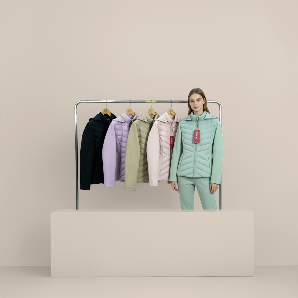 Women's cotton-padded winter wear, thick and warm outerwear for women