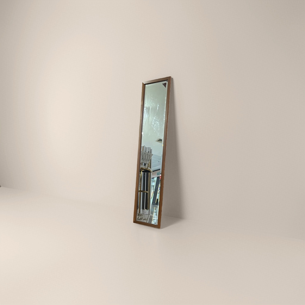 Golden carved frame mirror, a decorative mirror for the living room and bedroom, a grand and retro dressing mirror Specification image