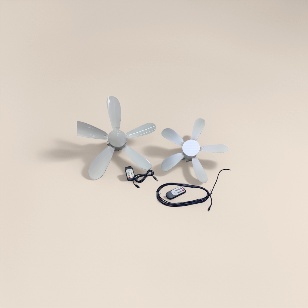 白色落地扇家用静音节能大风力卧室客厅通用 Specification image