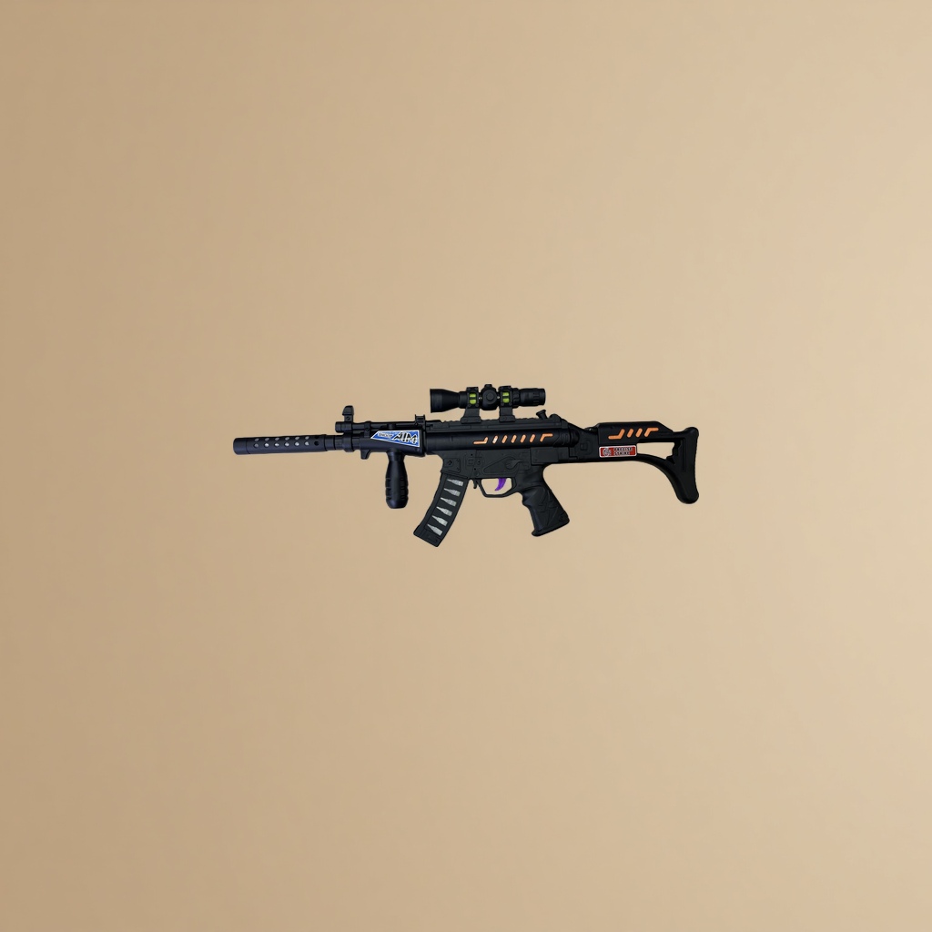 Black simulation toy gun, children's gun, boys' toy gun Application Scenario