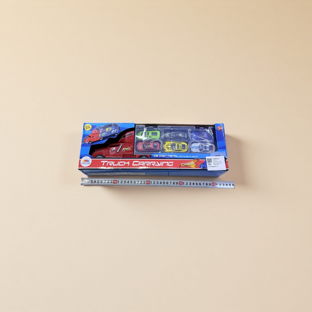Red truck toy box children's educational tow truck model with storage function Application Scenario