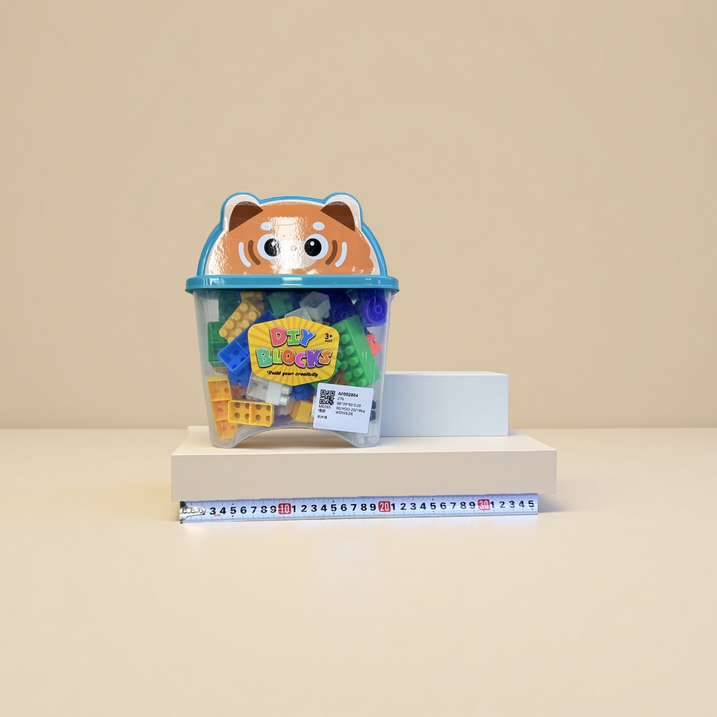 Colorful building blocks, children's educational assembly toys, large particles, safe and non-toxic, early education and enlightenment Application Scenario