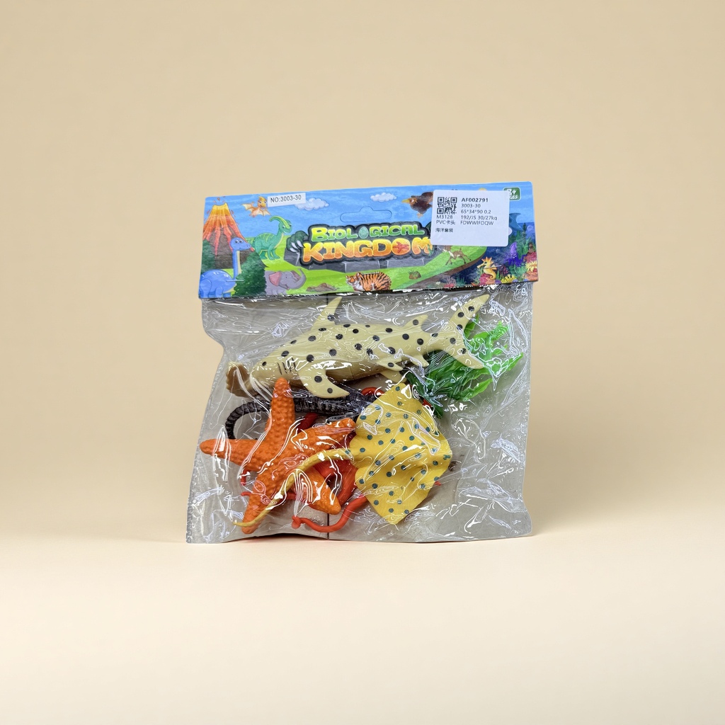 The colorful Marine life toy set for children's educational and early learning simulation soft rubber is safe and non-toxic Application Scenario