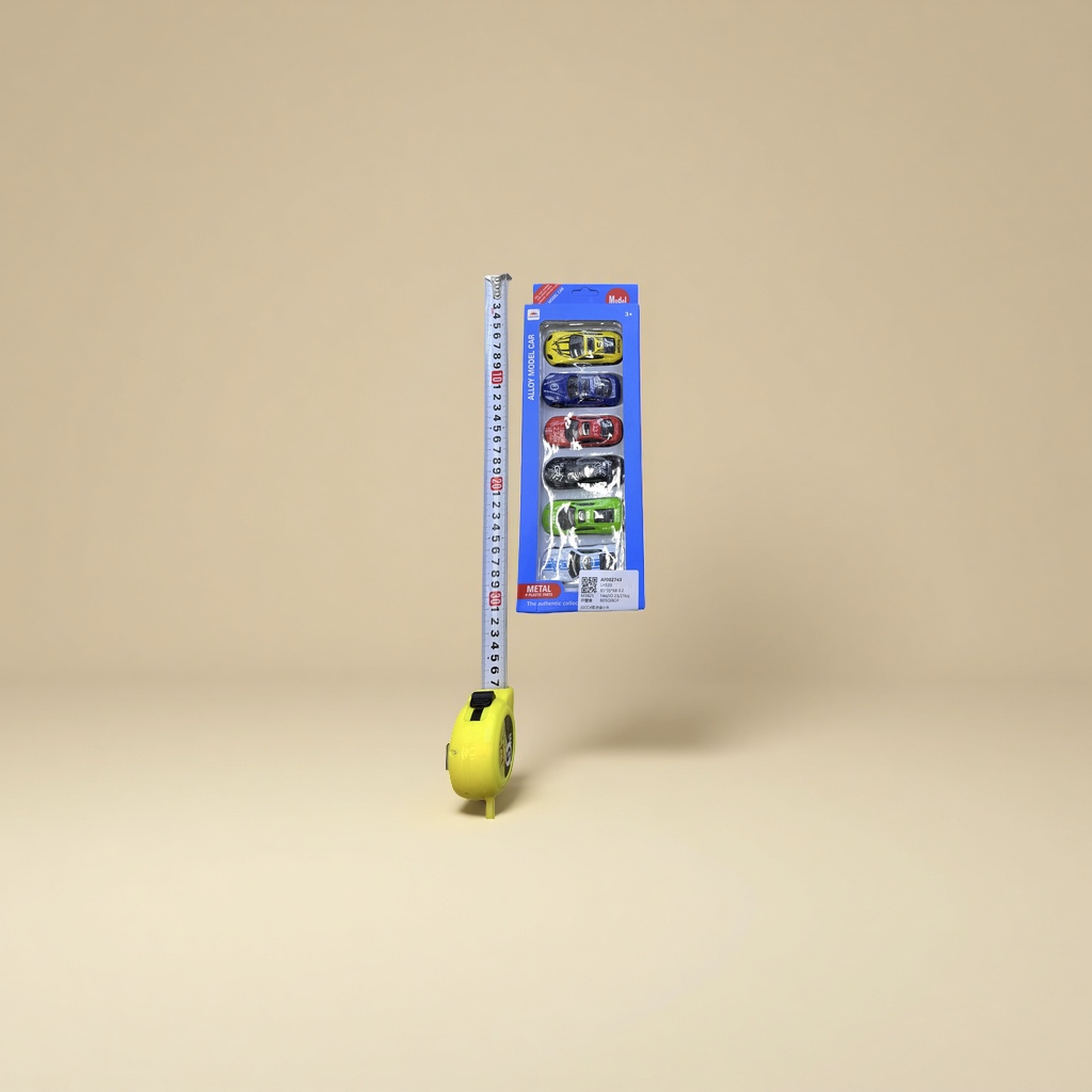 Five alloy toy cars for children's educational development are packed in blue boxes Application Scenario