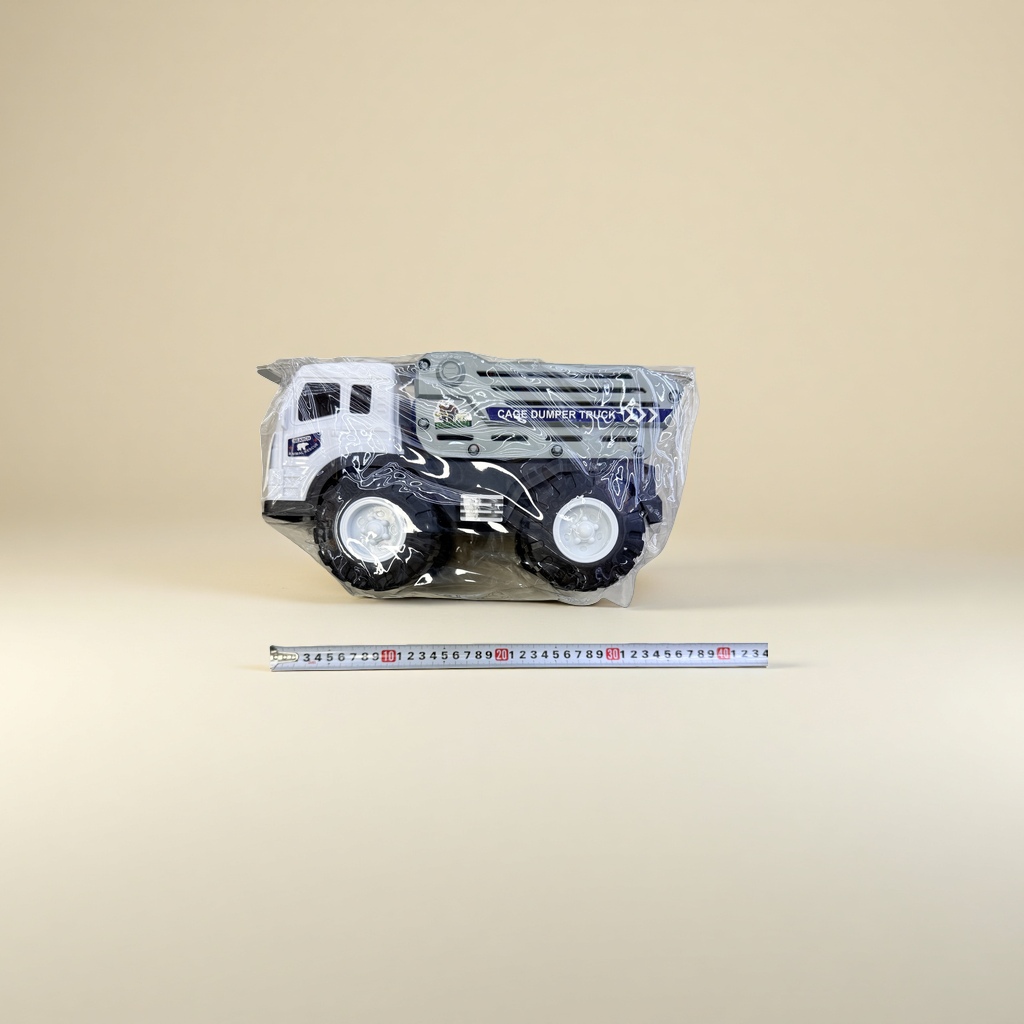 White toy truck, children's educational engineering vehicle, simulation tractor, boys' early education toy Specification image