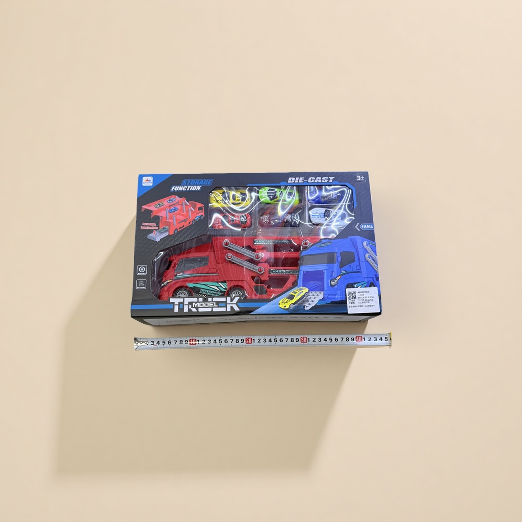 Toy truck packaging box, children's educational transport vehicle model storage box Application Scenario