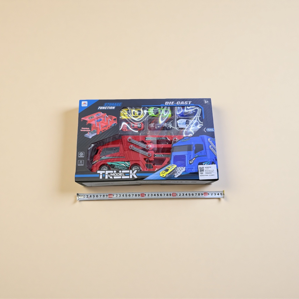 Toy truck packaging box, children's educational transport vehicle model storage box details Picture