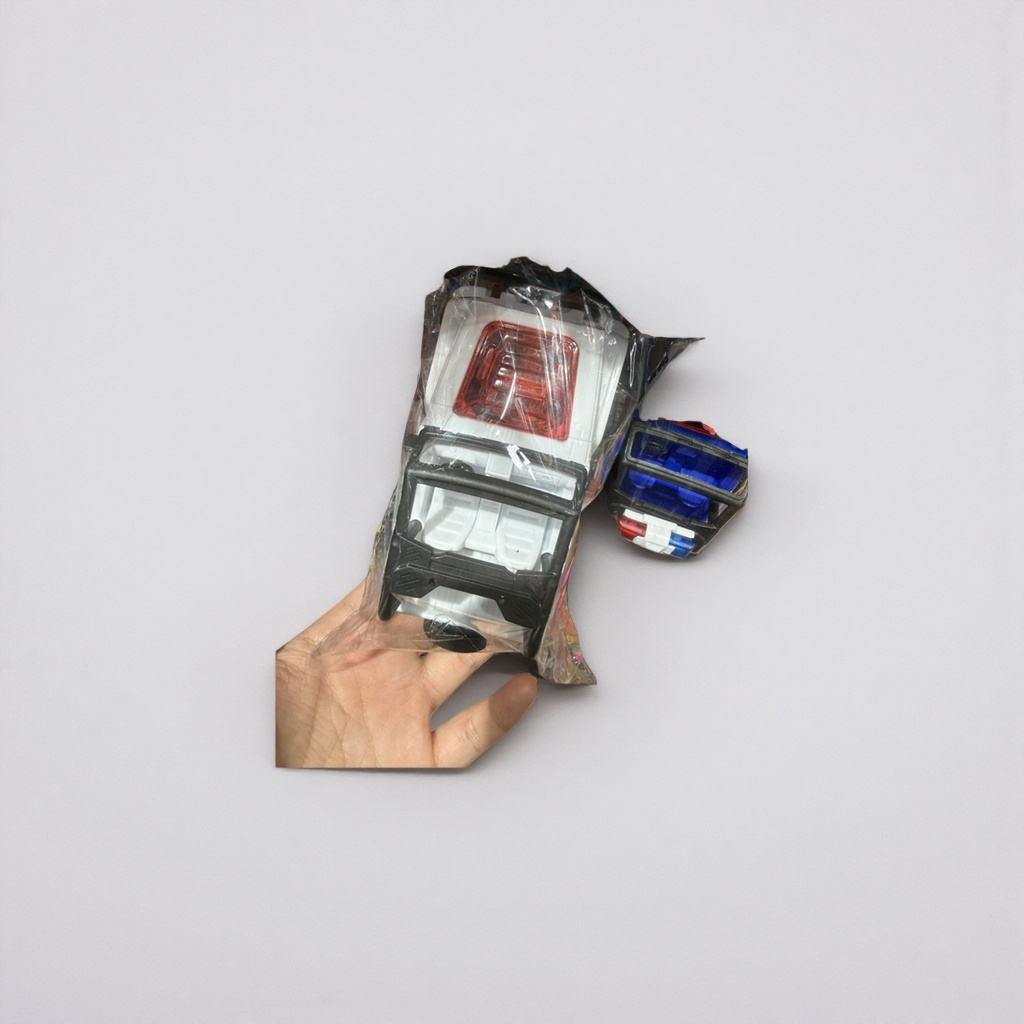 White toy car, children's educational alloy model car, remote-controlled movable car details Picture