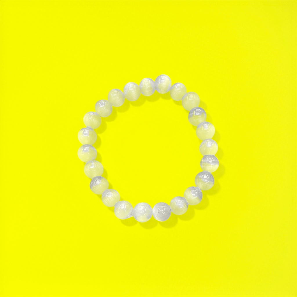 Cat's eye stone bead bracelet is a simple and versatile accessory for women's fashion Specification image