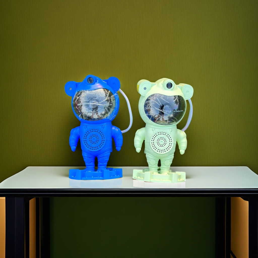 蓝色绿色宇航员造型蓝牙音箱创意桌面音响