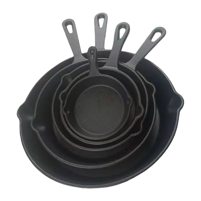 عدد قطع من طقم بوكيت الاسود بالخيخنة واليخنة للطبخ دون طلاء Item Picture
