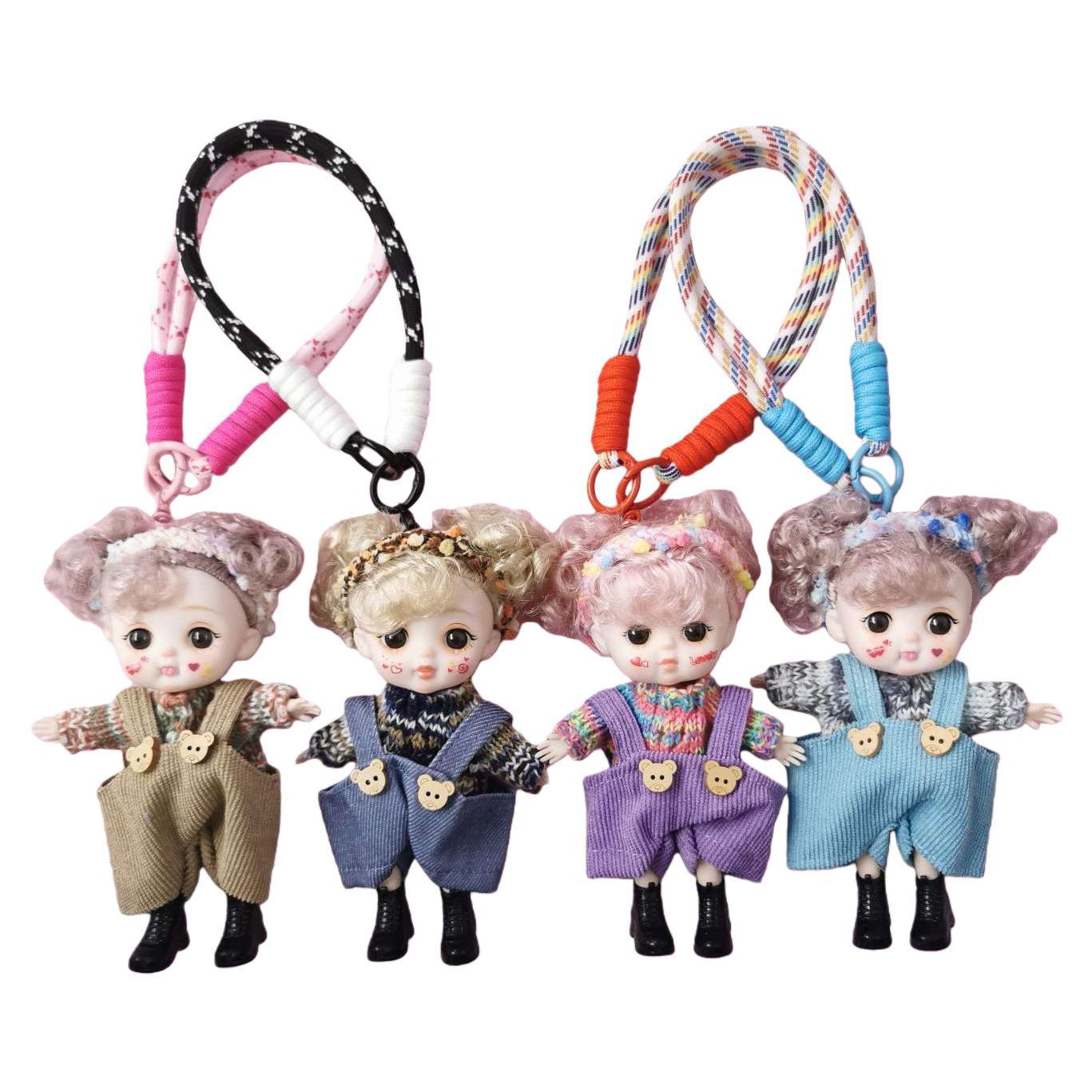 Colorful rope pendant, hand-woven cute style home decoration pendant Item Picture