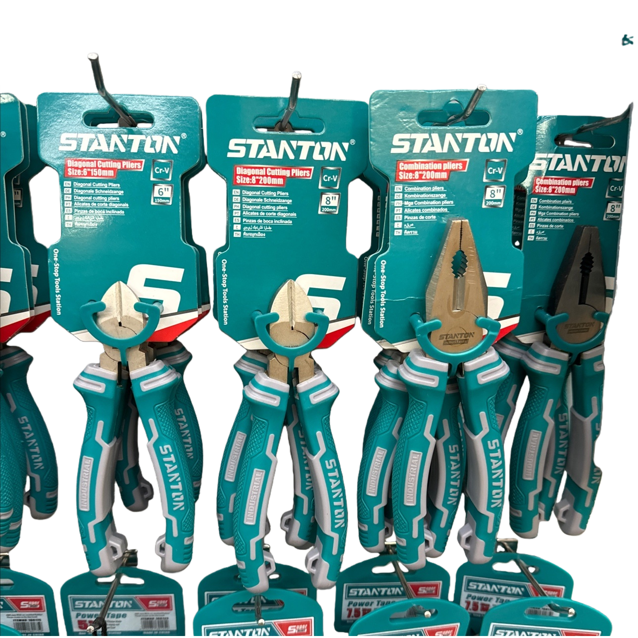 STANTON brand wire pliers with handles and sleeves, anti-slip, durable and multi-functional pliers specially designed for electricians Item Picture