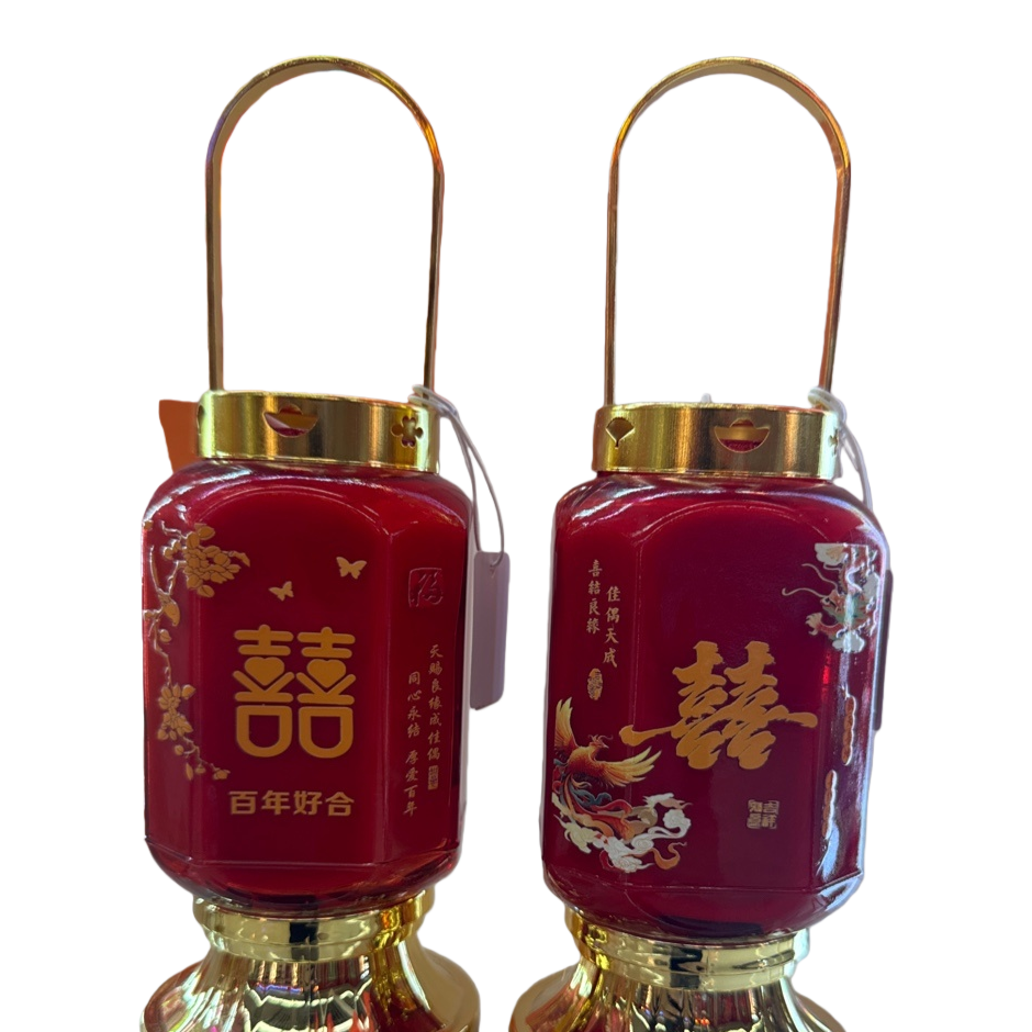 Red "Xi" character lanterns, traditional Chinese wedding decorative pendants, New Year and Spring Festival wedding supplies Item Picture