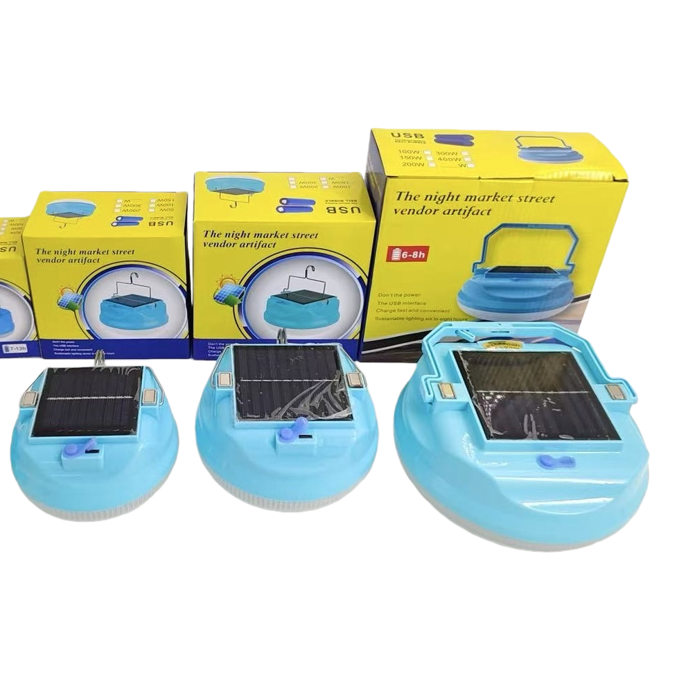 Blue solar garden light, outdoor waterproof LED lighting, energy-saving and no wiring required Item Picture