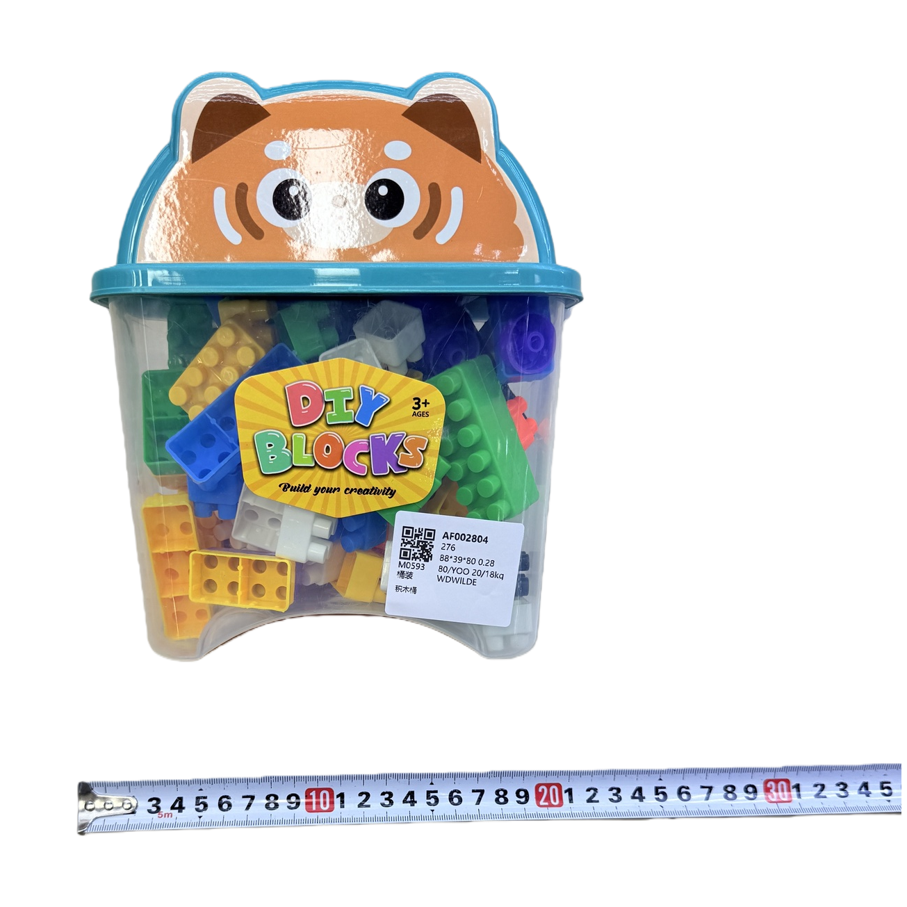 Colorful building blocks, children's educational assembly toys, large particles, safe and non-toxic, early education and enlightenment Item Picture