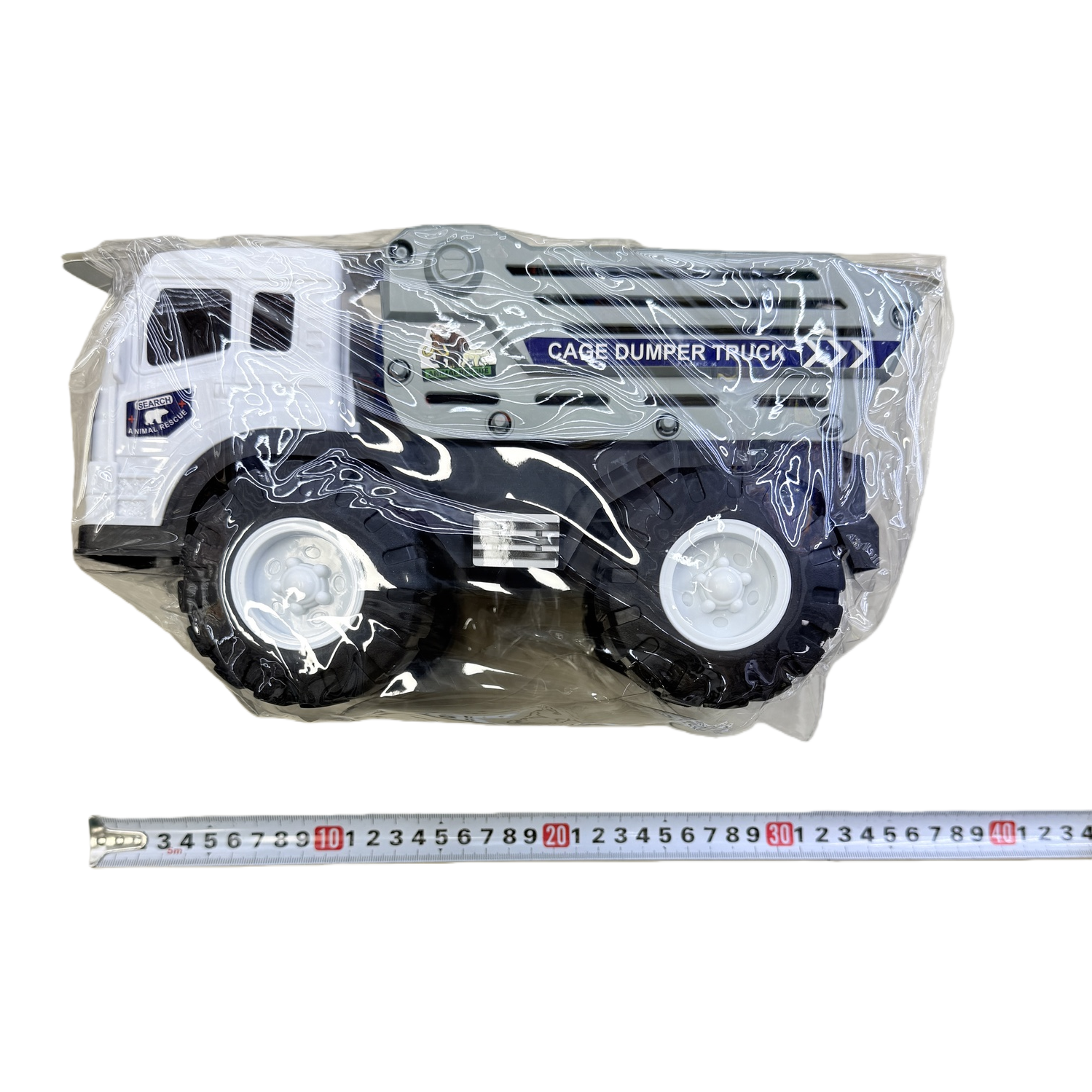 White toy truck, children's educational engineering vehicle, simulation tractor, boys' early education toy Item Picture