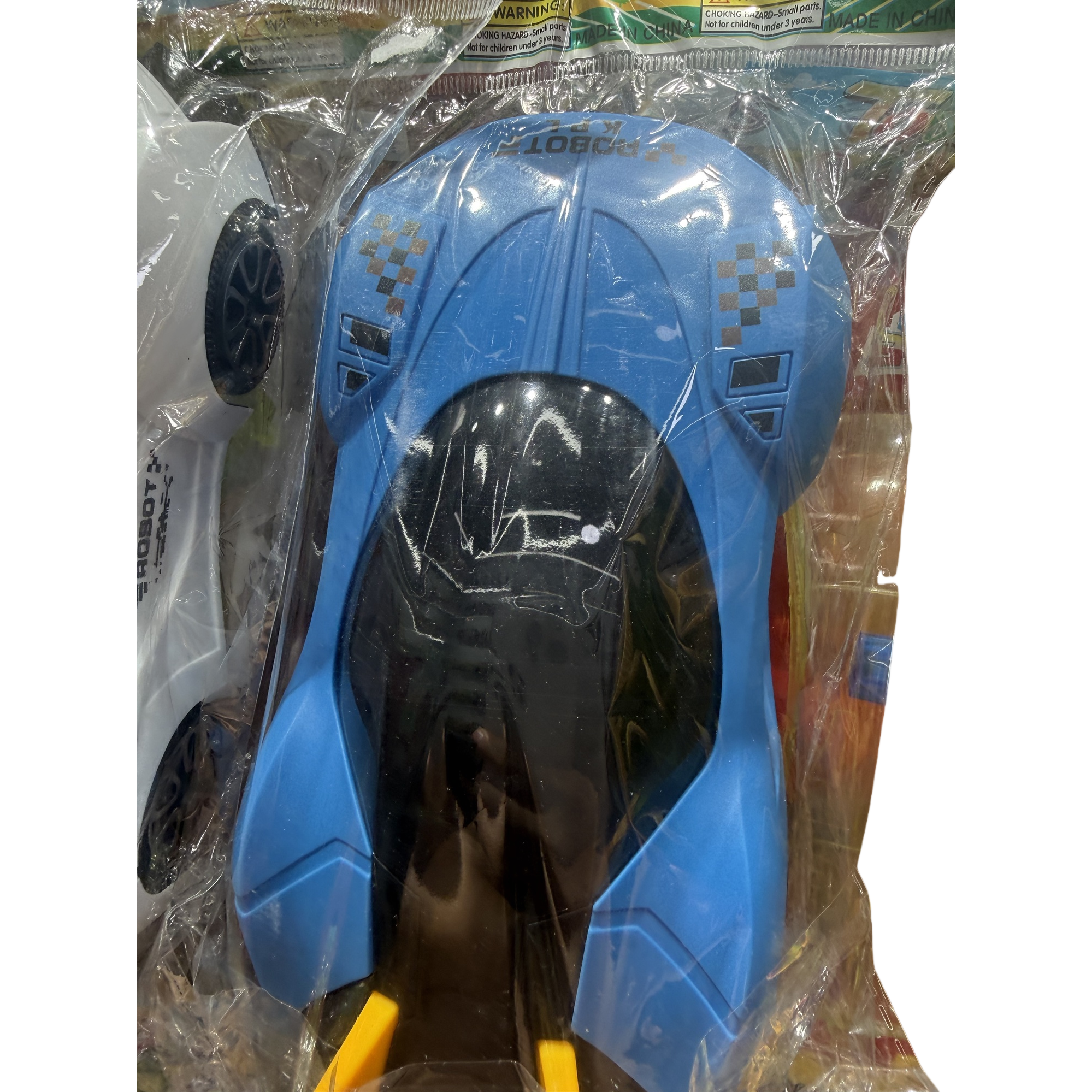 Blue children's remote control toy car, made of simulated alloy material, is a fun and educational early education vehicle Item Picture