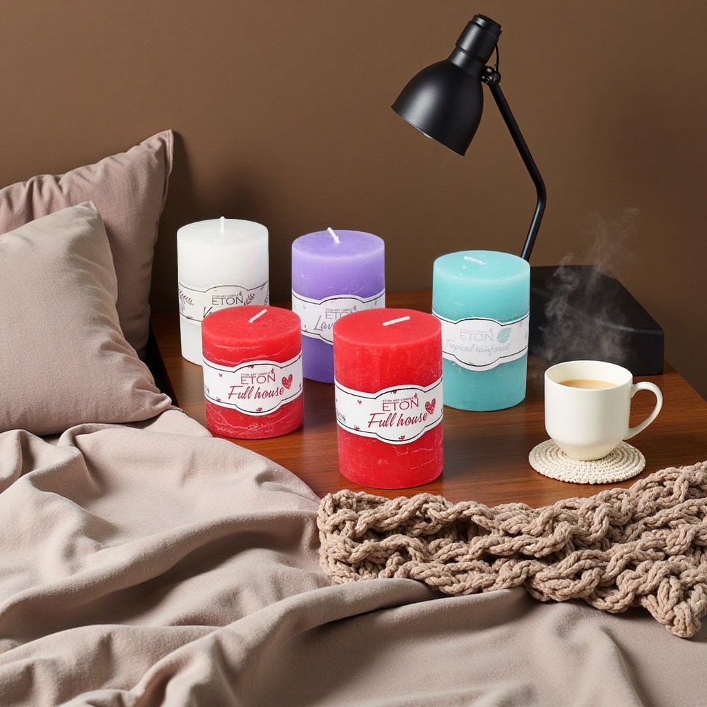 Colorful candle aromatherapy home decoration offers a variety of colors to choose from, creating a romantic atmosphere