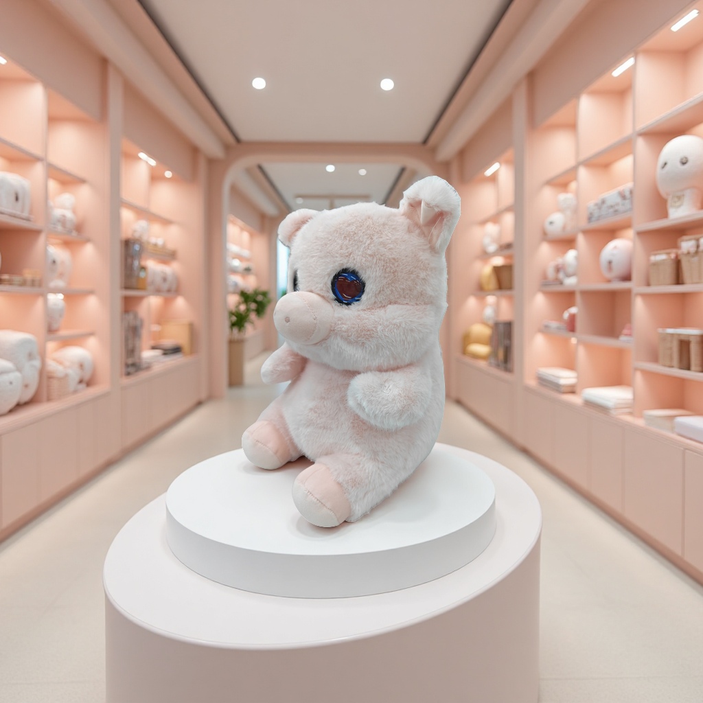 AI intelligent companion voice interaction chat interaction ai plush toy WiFi connected plush doll toy details Picture