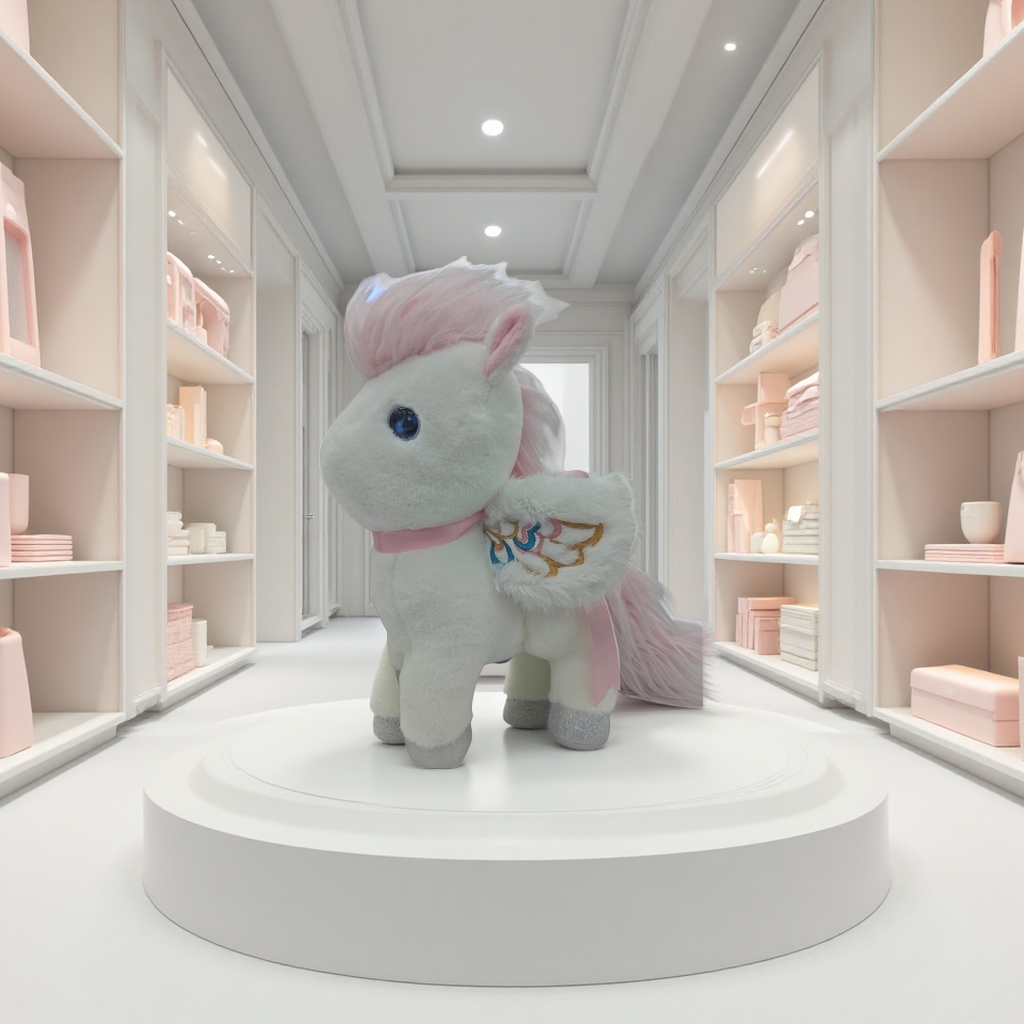 AI intelligent companion voice interaction chat interaction ai plush toy WiFi connected dynamic eye screen plush toy