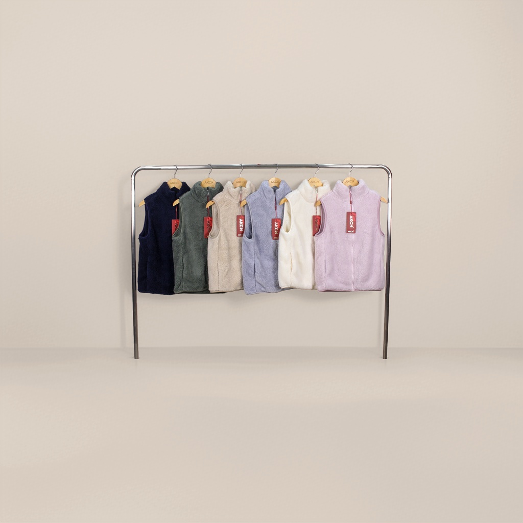 The cotton fleece women's vest is casual, fashionable and warm Application Scenario