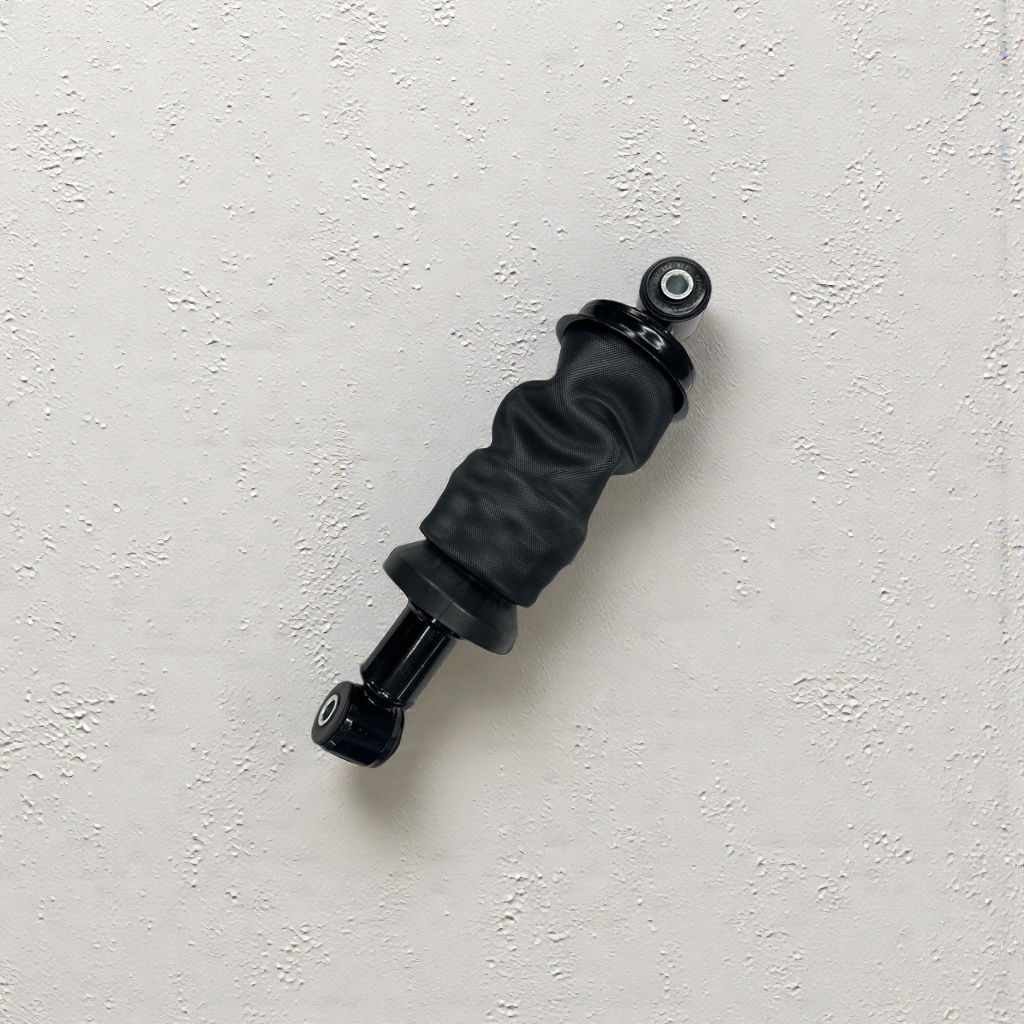 Black pneumatic shock absorber with aluminum alloy housing, high-precision buffer specially designed for industrial equipment